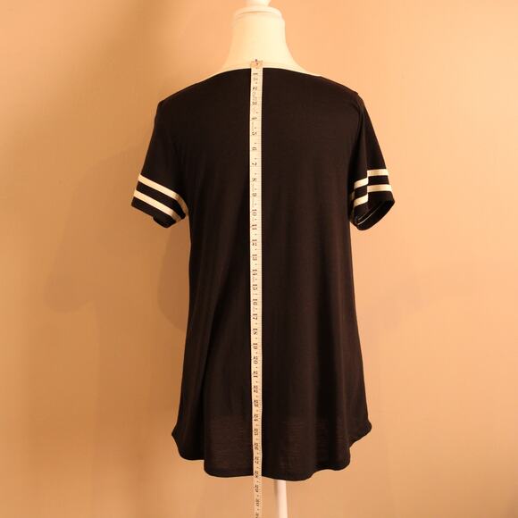 LuLaRoe Women's Perfect T Solid Stripe Super Soft Fabric Tee T-Shirt sz S - Picture 5 of 7